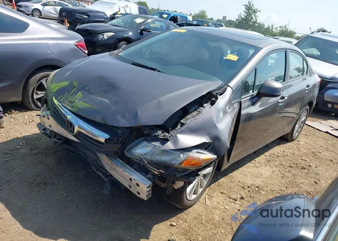 2012 Honda Civic Ex из США, поврежденный, VIN 19XFB2F86CE066979